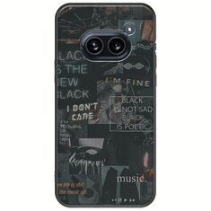 Aesthetic Black Nothing Phone (2a) 5G Black TPU (Μαύρη Σιλικόνη)