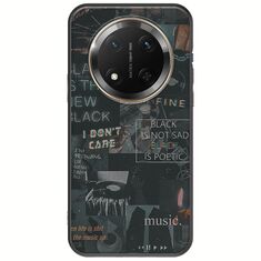 Aesthetic Black Honor Magic 7 Lite 5G Black TPU (Μαύρη Σιλικόνη)