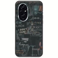 Aesthetic Black Honor 200 5G Black TPU (Μαύρη Σιλικόνη)