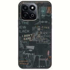 Aesthetic Black Honor 200 Smart 5G Black TPU (Μαύρη Σιλικόνη)