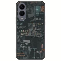 Aesthetic Black Samsung Galaxy S25 Edge 5G Black TPU (Μαύρη Σιλικόνη)