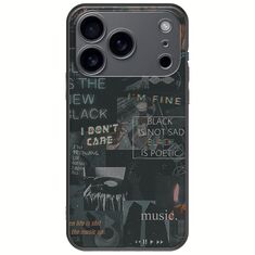 Aesthetic Black iPhone 17 Pro Max Black TPU (Μαύρη Σιλικόνη)