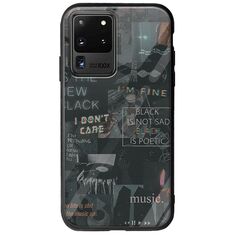 Aesthetic Black Samsung Galaxy S20 Ultra Groove TPU (Tempered Glass και TPU)