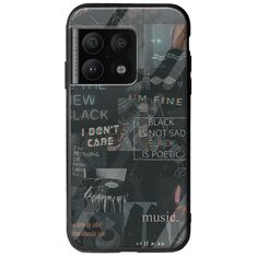 Aesthetic Black OnePlus 10 Pro Groove TPU (Tempered Glass και TPU)