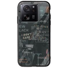 Aesthetic Black Xiaomi 13T Pro 5G Groove TPU (Tempered Glass και TPU)