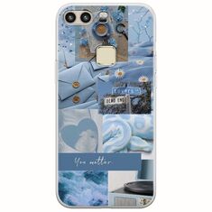 Aesthetic Blue Huawei P9 Flexible TPU (Διάφανη Σιλικόνη)