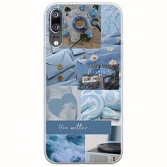 Aesthetic Blue Huawei P20 Flexible TPU (Διάφανη Σιλικόνη)