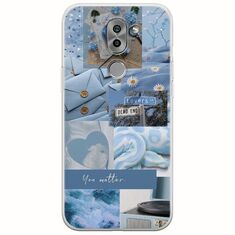 Aesthetic Blue Huawei Honor 6X Flexible TPU (Διάφανη Σιλικόνη)