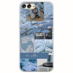 Aesthetic Blue Huawei Honor View 10 Flexible TPU (Διάφανη Σιλικόνη)