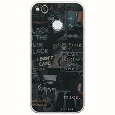 Aesthetic Black Xiaomi Redmi 4X Flexible TPU (Διάφανη Σιλικόνη)