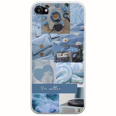 Aesthetic Blue Google Pixel 2XL Flexible TPU (Διάφανη Σιλικόνη)