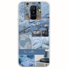 Aesthetic Blue Samsung Galaxy A6 Plus 2018 Flexible TPU (Διάφανη Σιλικόνη)