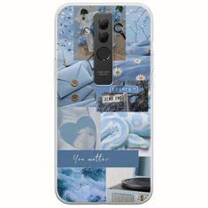 Aesthetic Blue Huawei Mate 20 Lite Flexible TPU (Διάφανη Σιλικόνη)