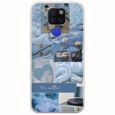 Aesthetic Blue Huawei Mate 20 Flexible TPU (Διάφανη Σιλικόνη)