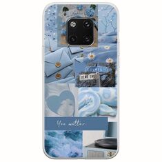 Aesthetic Blue Huawei Mate 20 Pro Flexible TPU (Διάφανη Σιλικόνη)