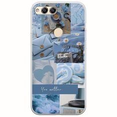 Aesthetic Blue Huawei Honor 7X Flexible TPU (Διάφανη Σιλικόνη)