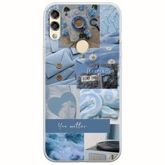 Aesthetic Blue Huawei Honor 8X Flexible TPU (Διάφανη Σιλικόνη)