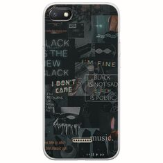 Aesthetic Black Xiaomi Redmi 6A Flexible TPU (Διάφανη Σιλικόνη)
