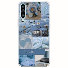 Aesthetic Blue Huawei P30 Flexible TPU (Διάφανη Σιλικόνη)