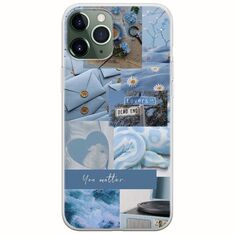 Aesthetic Blue iPhone 11 Pro Flexible TPU (Διάφανη Σιλικόνη)