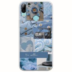 Aesthetic Blue Huawei Y7 2019 Flexible TPU (Διάφανη Σιλικόνη)