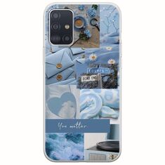 Aesthetic Blue Samsung Galaxy A51 Flexible TPU (Διάφανη Σιλικόνη)