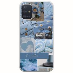 Aesthetic Blue Samsung Galaxy A71 Flexible TPU (Διάφανη Σιλικόνη)