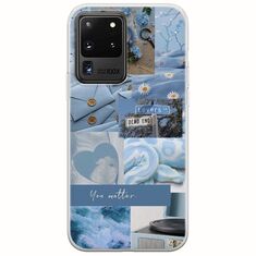 Aesthetic Blue Samsung Galaxy S20 Ultra Flexible TPU (Διάφανη Σιλικόνη)