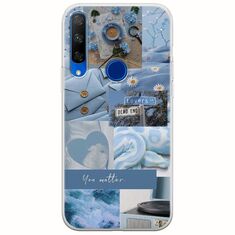 Aesthetic Blue Huawei Honor 9X Flexible TPU (Διάφανη Σιλικόνη)