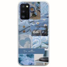 Aesthetic Blue Samsung Galaxy A41 Flexible TPU (Διάφανη Σιλικόνη)