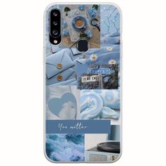 Aesthetic Blue Samsung Galaxy A20s Flexible TPU (Διάφανη Σιλικόνη)