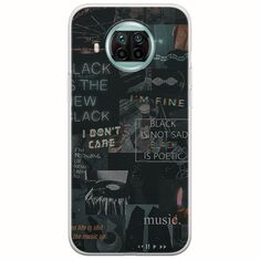 Aesthetic Black Xiaomi Mi 10T Lite Flexible TPU (Διάφανη Σιλικόνη)