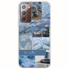 Aesthetic Blue Samsung Galaxy Note 20 Flexible TPU (Διάφανη Σιλικόνη)