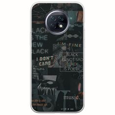 Aesthetic Black Xiaomi Redmi Note 9T 5G Flexible TPU (Διάφανη Σιλικόνη)