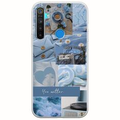 Aesthetic Blue Realme 5/5i/5s Flexible TPU (Διάφανη Σιλικόνη)