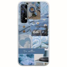 Aesthetic Blue Realme 7 Flexible TPU (Διάφανη Σιλικόνη)