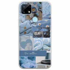 Aesthetic Blue Realme 7i Flexible TPU (Διάφανη Σιλικόνη)