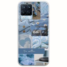 Aesthetic Blue Realme 8 / 8 Pro Flexible TPU (Διάφανη Σιλικόνη)