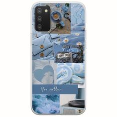 Aesthetic Blue Samsung Galaxy A03s Flexible TPU (Διάφανη Σιλικόνη)