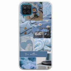 Aesthetic Blue Samsung Galaxy M12 Flexible TPU (Διάφανη Σιλικόνη)