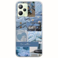 Aesthetic Blue Realme C35 Flexible TPU (Διάφανη Σιλικόνη)