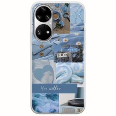 Aesthetic Blue Huawei P50 Pro Flexible TPU (Διάφανη Σιλικόνη)