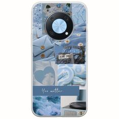 Aesthetic Blue Huawei Nova Y90 Flexible TPU (Διάφανη Σιλικόνη)