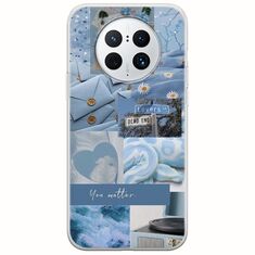 Aesthetic Blue Huawei Mate 50 Pro Flexible TPU (Διάφανη Σιλικόνη)