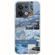 Aesthetic Blue Oppo Reno 8 5G Flexible TPU (Διάφανη Σιλικόνη)