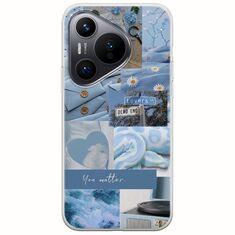 Aesthetic Blue Huawei Pura 70 Flexible TPU (Διάφανη Σιλικόνη)