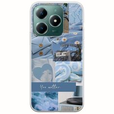 Aesthetic Blue Realme C61 Flexible TPU (Διάφανη Σιλικόνη)