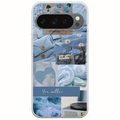 Aesthetic Blue Google Pixel 9 Pro XL 5G Flexible TPU (Διάφανη Σιλικόνη)