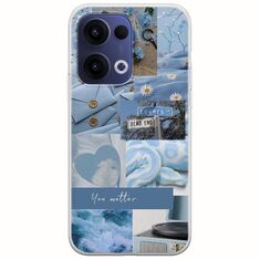 Aesthetic Blue Oppo Reno 13 5G Flexible TPU (Διάφανη Σιλικόνη)