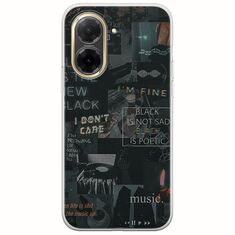Aesthetic Black Xiaomi Redmi A5 4G Flexible TPU (Διάφανη Σιλικόνη)